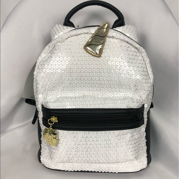 New BETSEY JOHNSON mini sequin backpack - Picture 2 of 8